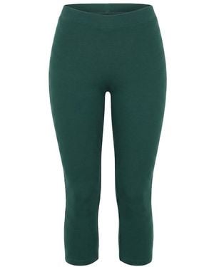 Garage Stretchterry Capri Trousers - Green
