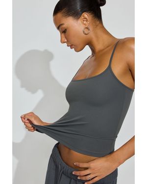 Garage Sleek Scoop Cami Top - Gray