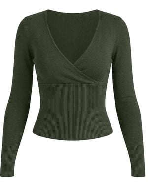 Garage Wrap Me Jumper - Green