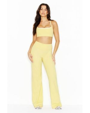 Garage Perfect Peach Active Trousers - Yellow