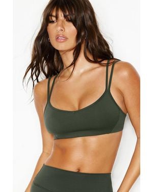 Garage Active Double Strap Micro Bra - Green