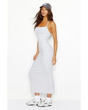Garage Maxi Low Back Cami Dress - White