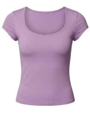 Garage Sleek Sweetheart T-Shirt - Purple