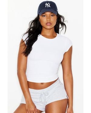 Garage Sleek Crewneck T-Shirt - White