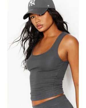 Garage Snatchrib Scoop Tank Top - Grey