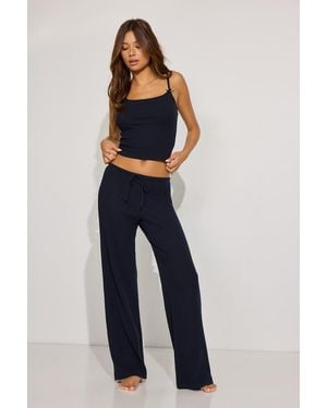 Garage Waffle Pants - Blue