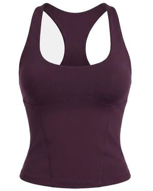Garage Active Racerback Corset Top - Purple