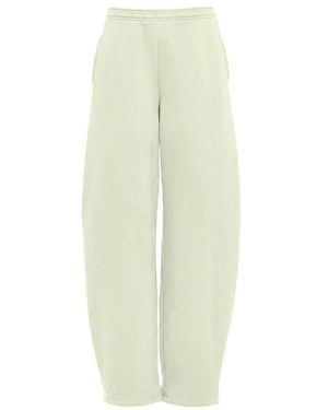 Garage Ultrafleece Barrel Leg Joggers - White