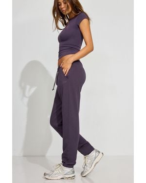 Garage Ultrafleece Slim Sweatpants - Purple