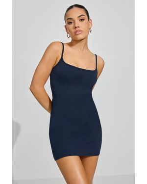 Garage Sleek Scoop Cami Mini Dress - Blue
