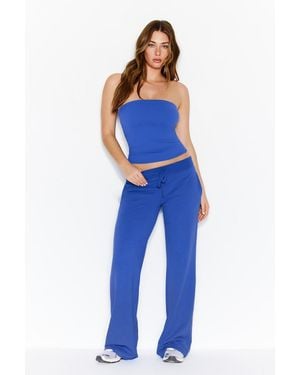 Garage Snatch Booty Stretchterry Trousers - Blue