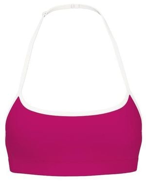 Garage Active Micro Halter Top - Pink