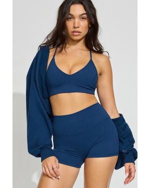 Garage Active Booty Shorts - Blue