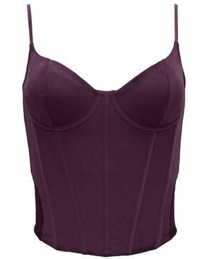 Garage Tate Sweetheart Lace Corset - Purple