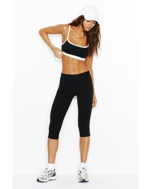 Garage Stretchterry Capri Pants - Black