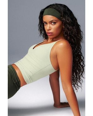 Garage Active Plunge Cami Top - Green