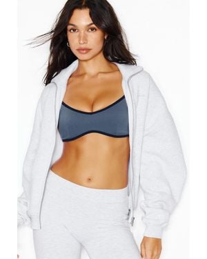 Garage Ultrafleece Mockneck Full Zip Sweatshirt - Blue