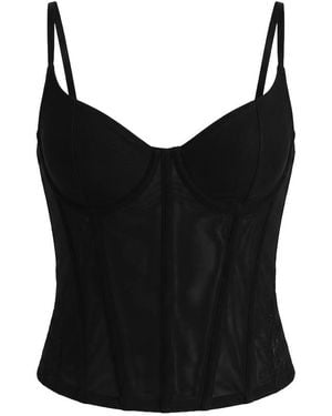 Garage Tate Sweetheart Lace Corset - Black