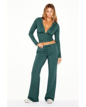Garage Snatch Booty Stretchterry Pants - Blue