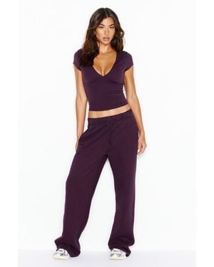 Garage Ultrafleece Straight Leg Sweatpants - Purple