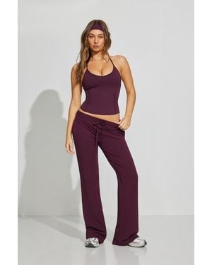 Garage Snatch Booty Stretchterry Trousers - Red