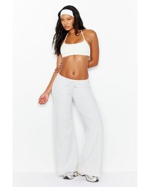Garage Stretchterry Wide Leg Pants - White