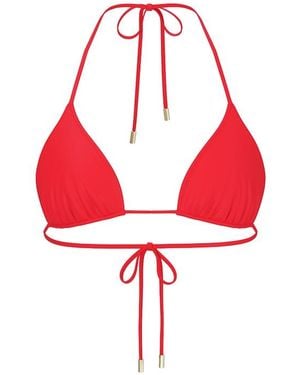Garage Slider Triangle Bikini Top - Red