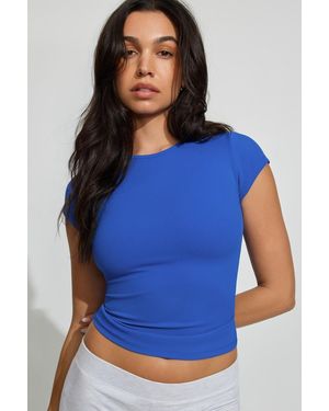 Garage Sleek Crewneck T-Shirt - Blue