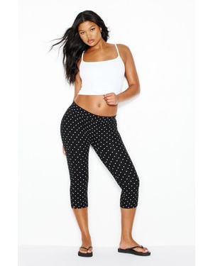 Garage Stretchterry Capri Pants - Blue