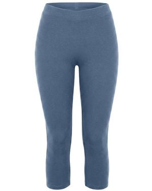 Garage Stretchterry Capri Trousers - Blue
