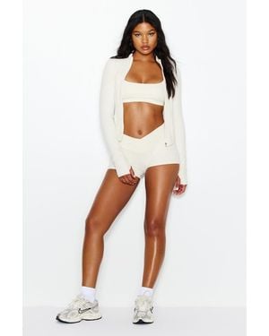 Garage Active Cross Front Shorts - White