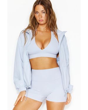 Garage Long Windbreaker - Blue