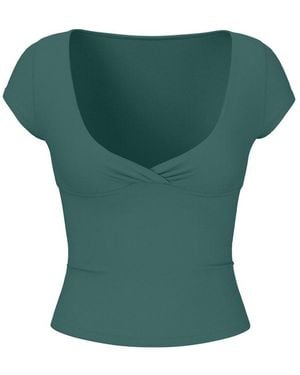 Garage Sleek Crossover T-Shirt - Green