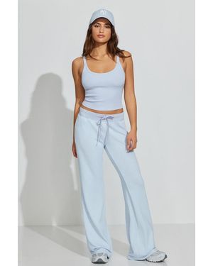 Garage Ribbed Scoop Cami Top - Blue