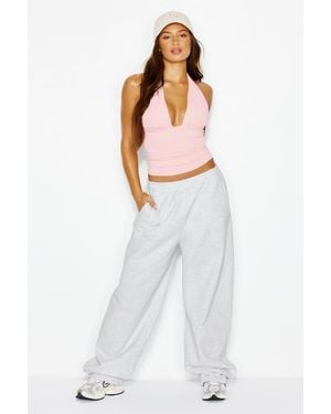 Garage Ruched Pixie Halter Top - White