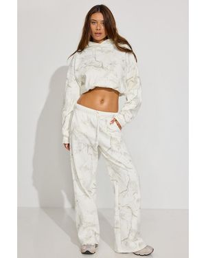 Garage Ultrafleece Straight Leg Joggers - White