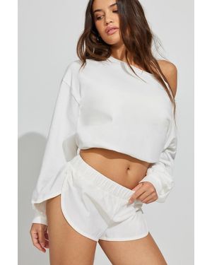 Garage Nylon Dolphin Shorts - White