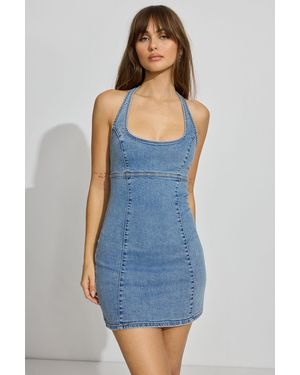 guess blue and white dress Guess Girls Butterly Collage Tulle Dress in Blue 8 Yrs