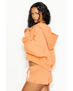 Garage Ultrafleece Cocoon Zip Hoodie - Orange