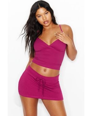 Garage Stretchterry Micro Skort - Pink