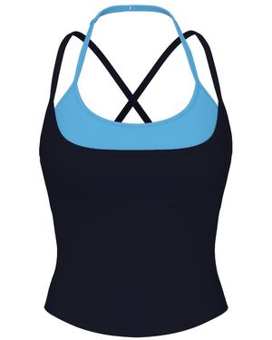 Garage Active Layered Tank Top - Blue