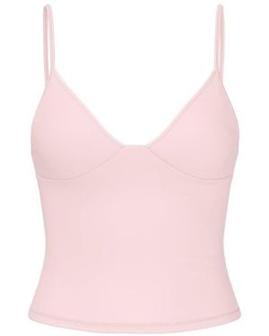 Garage Active Plunge Cami Top - Pink