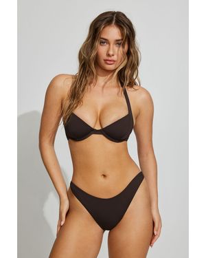 Garage Boomerang Cheeky Bikini Bottom - Black