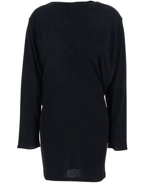 Jacquemus 'La Robe Mistral' Crewneck Dress With Open Rear - Blue
