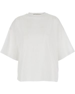 Tela 'Skossa' T-Shirt With Round Neck - White