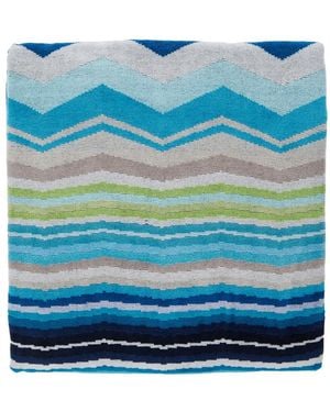 Missoni Telo Mare Hugotelo Mare Con Strisce Multicolori E Tessuto - Blu
