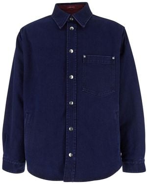 Gucci Look 75 Camicia Double Gg - Blue