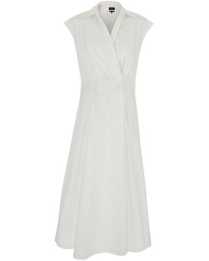 A.P.C. Athena' Sleeveless V-Neck Dress - White