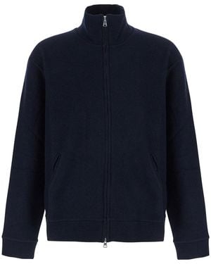 NN07 Maglia Con Collo Alto E Maniche Lunghe - Blu