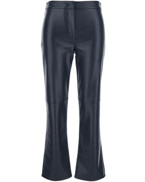 Max Mara 'S Maxmara 'Sublime' Dark Trousers With Flared Leg - Blue
